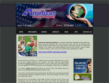 Tablet Screenshot of americanmovingco.com
